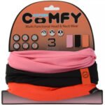 OXC Comfy 3 pak halsedisse Pink - Sort - Rød