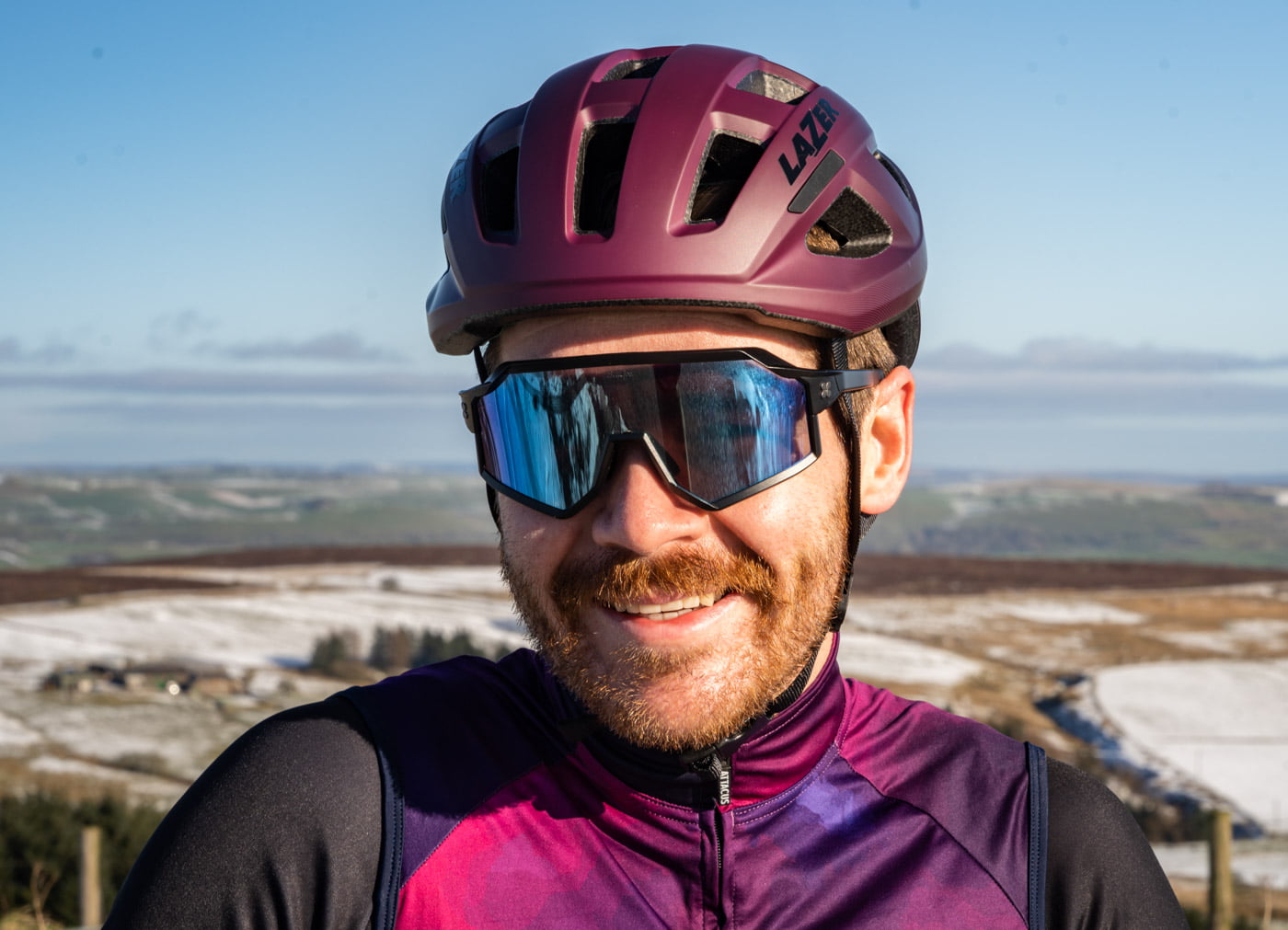 Lazer Tonic KinetiCore Matte Cosmic Berry Black - Cykelhjelm - Billede 9