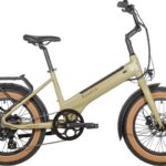 MBK Roadie Onesize elcykel i mat sand med 7 gear og hydrauliske skivebremser