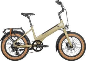 MBK Roadie Onesize elcykel i mat sand med 7 gear og hydrauliske skivebremser